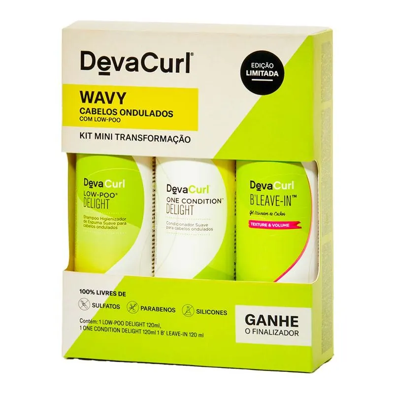 WAVY CABELOS ONDULADOS KIT MINI TRANSFORMAÇÃO