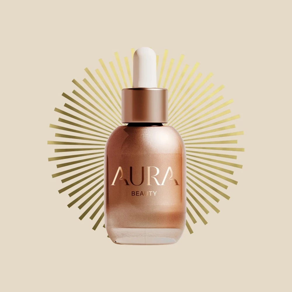 Aura Beauty Gotas Iluminador Prime Acetinado 30ml
