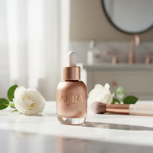 Aura Beauty Gotas Iluminador Prime Acetinado 30ml miniatura 2