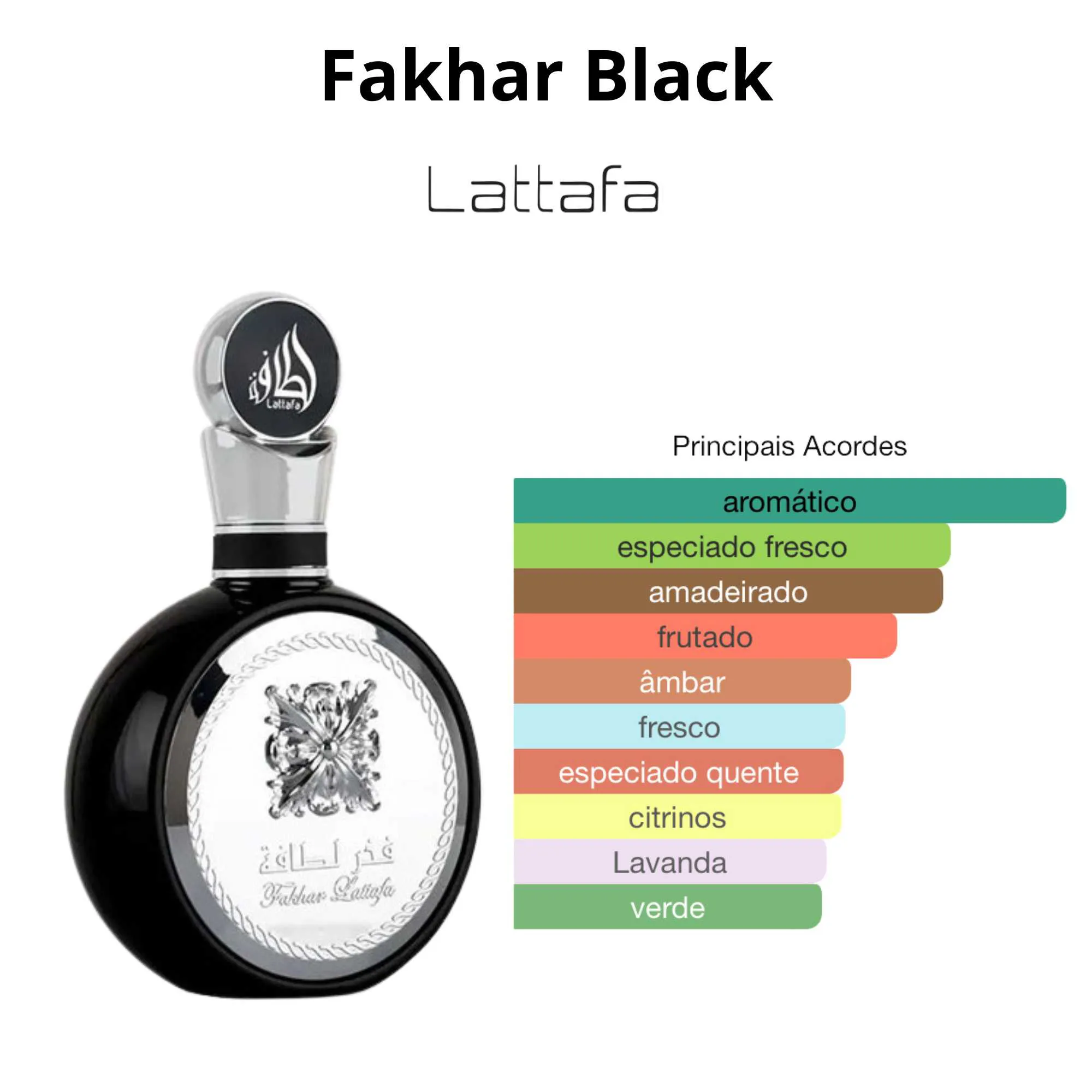 Fakhar Lattafa Black 100ml miniatura 2