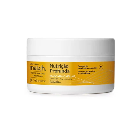MASCARA CAPILAR NUTRI PROFUNDA MATCH 250ml